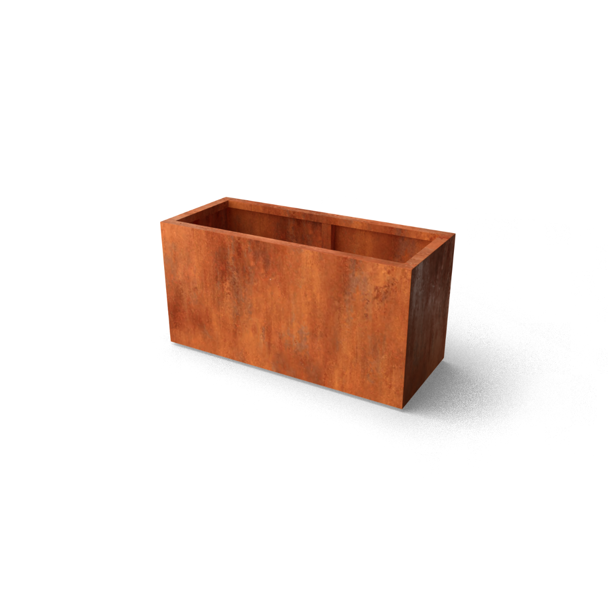 cortenstaal plantenbak 120x50x60 cm