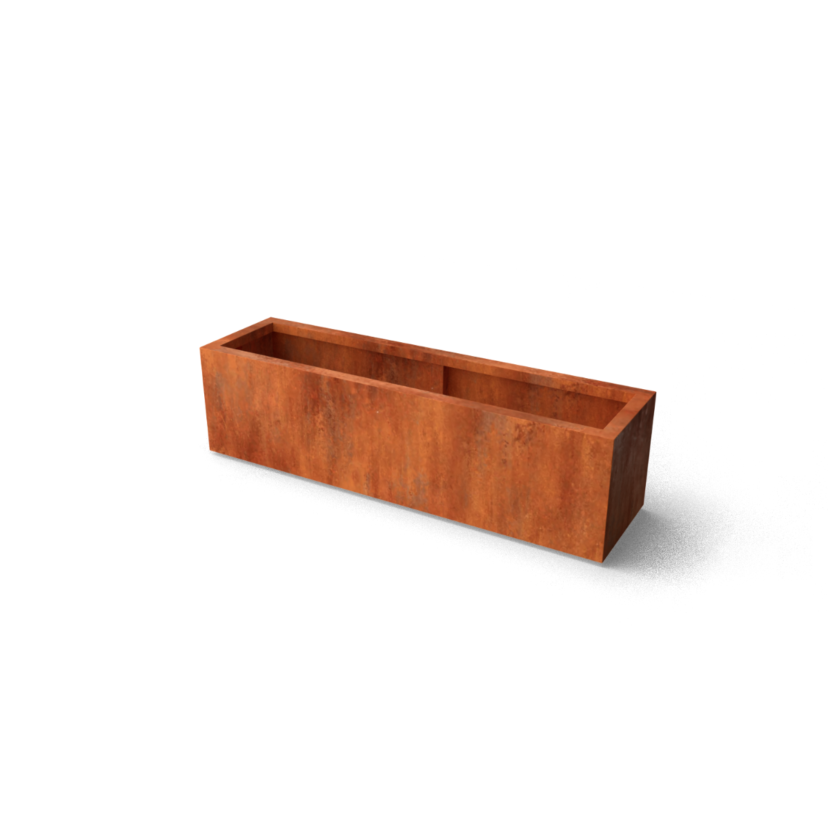 Cortenstaal plantenbak 150x40x40 cm