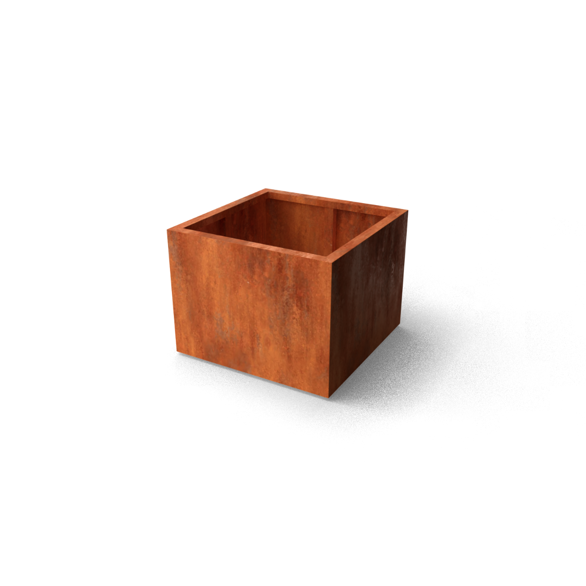 Cortenstaal plantenbak 80x80x60 cm