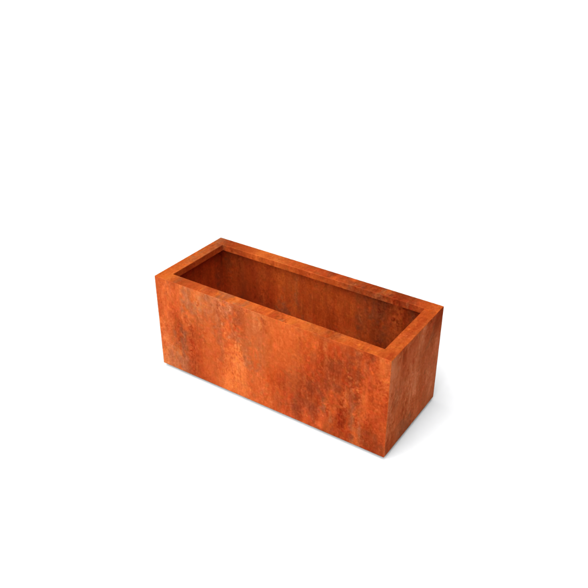 Cortenstaal plantenbak 100x40x40 cm