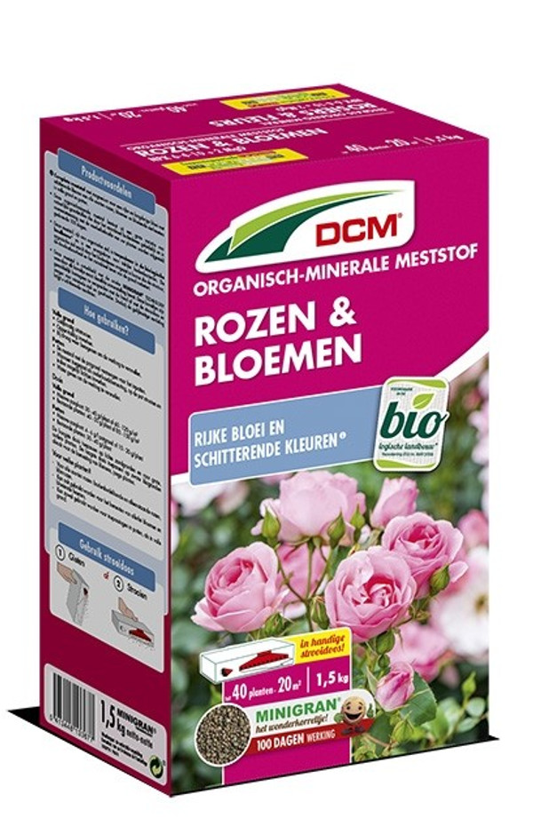 Meststof Rozen en Bloemen 1.5 KG