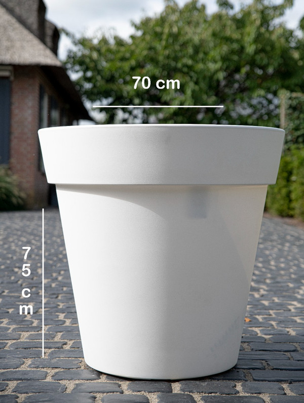 Pflanzkbel Daan 80 | Wei | Pflanzkasten outdoor
